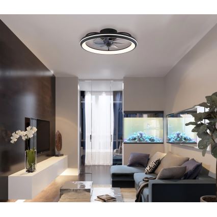 Globo - Ventilador de teto LED regulável LED/40W/230V 3000-6500K + controlo remoto