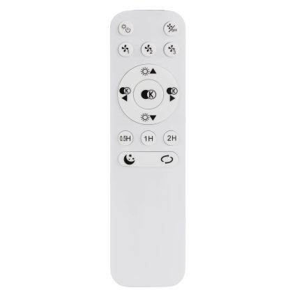 Globo - Ventilador de teto LED regulável LED/40W/230V 3000-6500K preto + controlo remoto