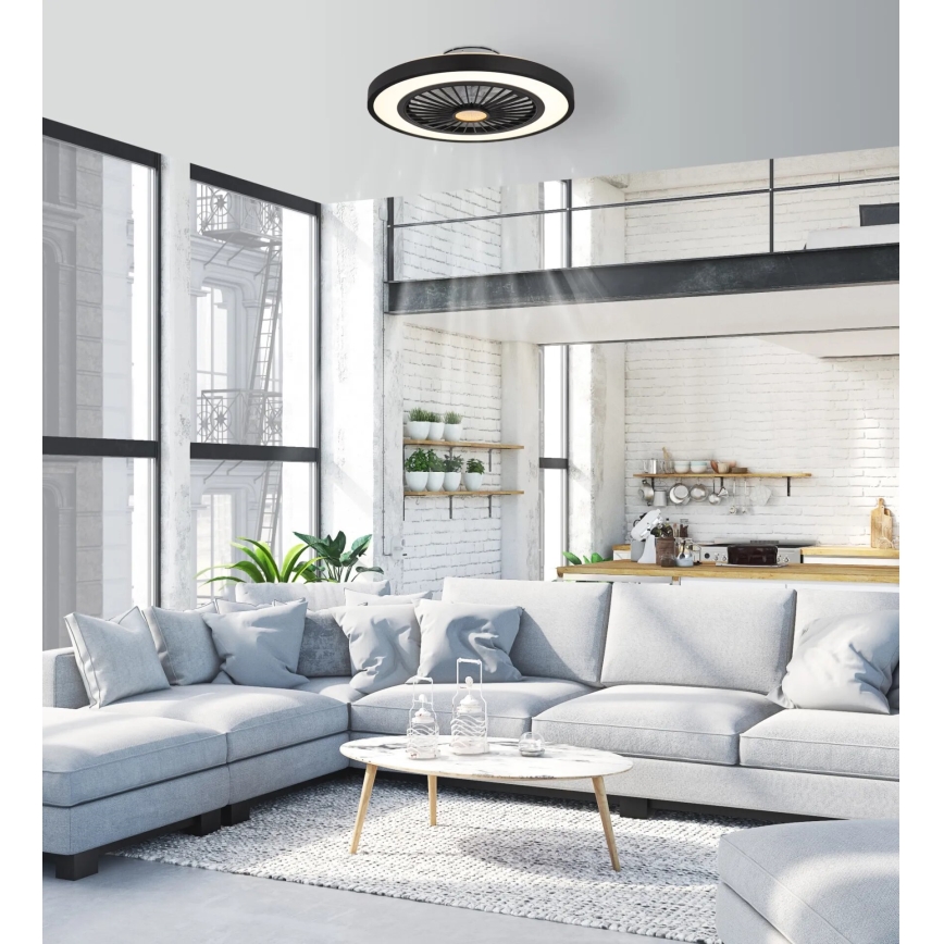 Globo - Ventilador de teto LED regulável LED/45W/230V 3000-6500K + controlo remoto