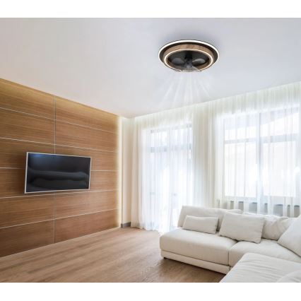 Globo - Ventilador de teto LED regulável LED/32W/230V 2700-6500K + comando à distância