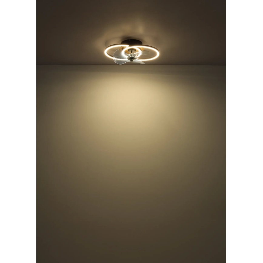 Globo - Ventilador de teto LED regulável LED/24W/230V 2700-6500K + controlo remoto