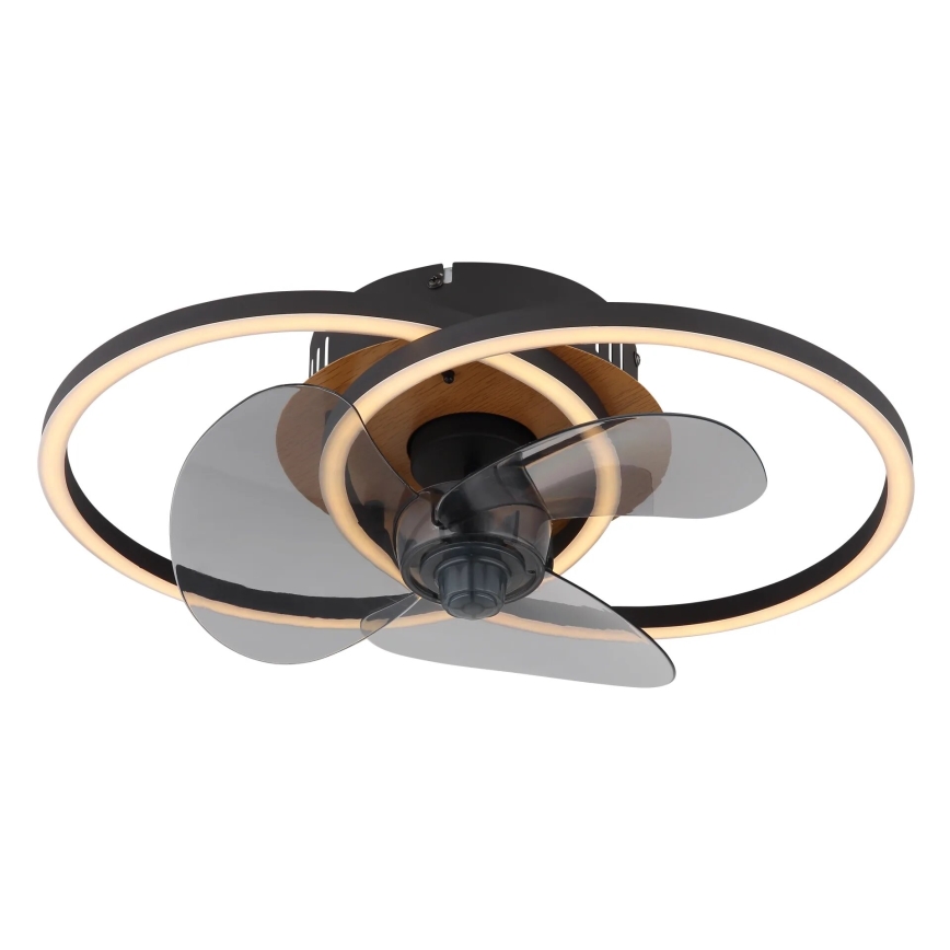 Globo - Ventilador de teto LED regulável LED/24W/230V 2700-6500K + controlo remoto