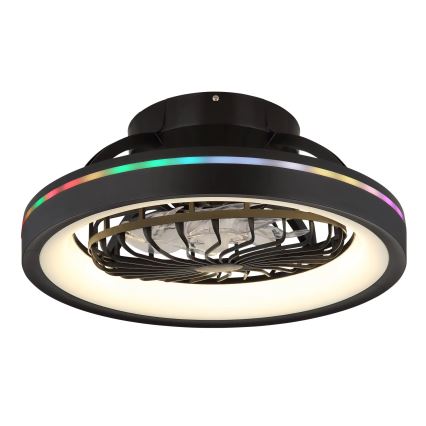 Globo - LED RGB Regulação teto ventoinha LED/40W/230V 2700-6500K + comando