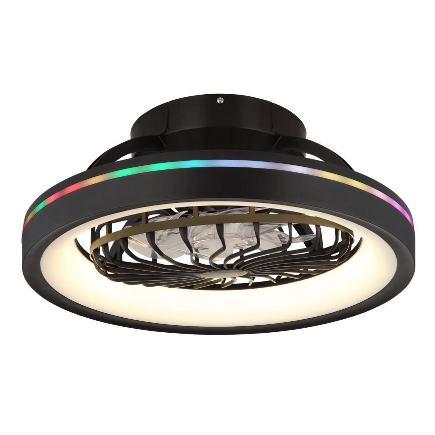 Globo - LED RGB Regulação teto ventoinha LED/40W/230V 2700-6500K + comando