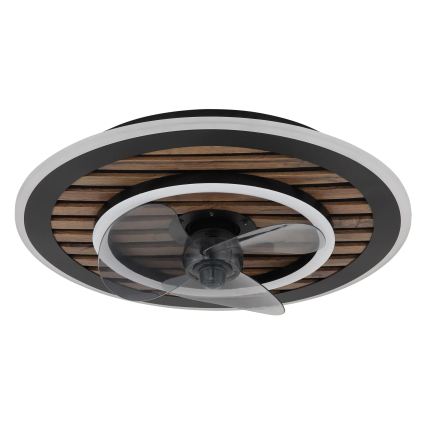 Globo - Ventilador de tecto LED dimerizável LED/36W/230V 2700-6000K preto + controlo remoto
