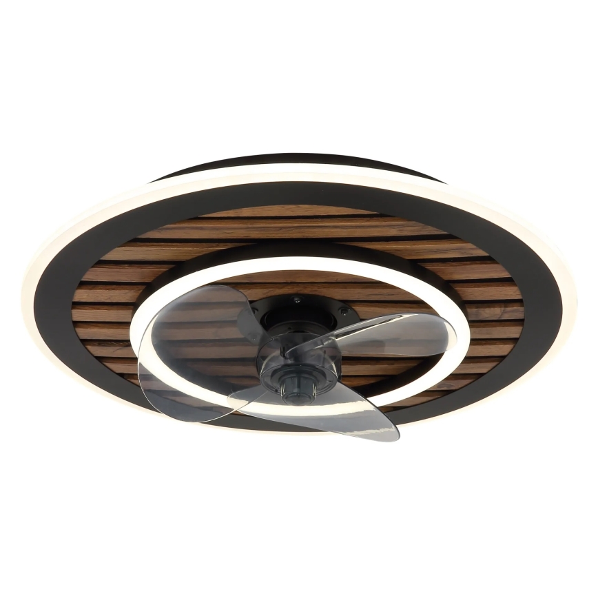 Globo - Ventilador de tecto LED dimerizável LED/36W/230V 2700-6000K preto + controlo remoto