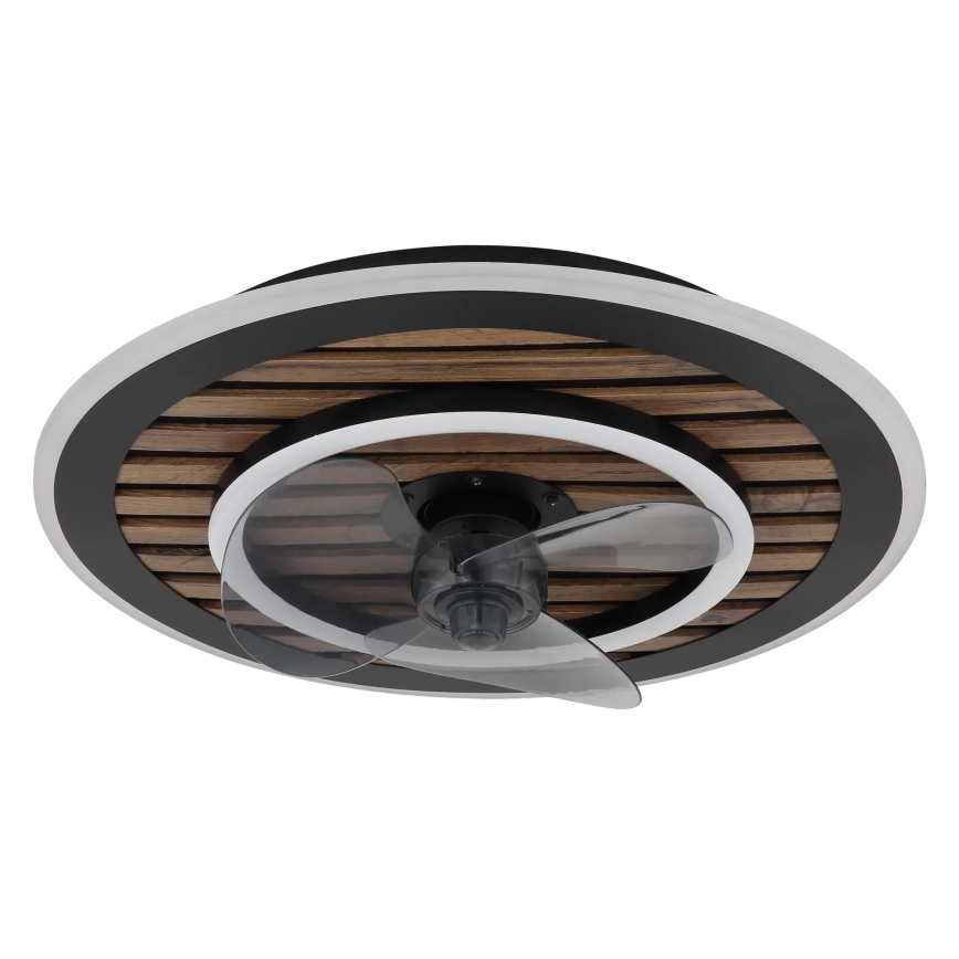 Globo - Ventilador de tecto LED dimerizável LED/36W/230V 2700-6000K preto + controlo remoto