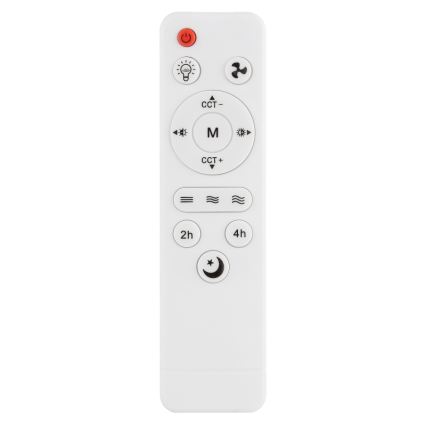 Globo - Ventilador de teto LED regulável/15W/230V 2700-6500K preto + controlo remoto