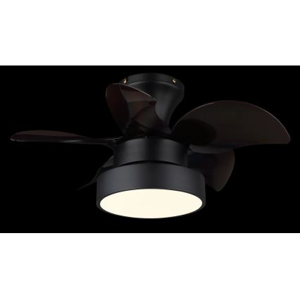 Globo - Ventilador de tecto LED dimerizável LED/22W/230V 3000/4500/6000K castanho + controlo remoto