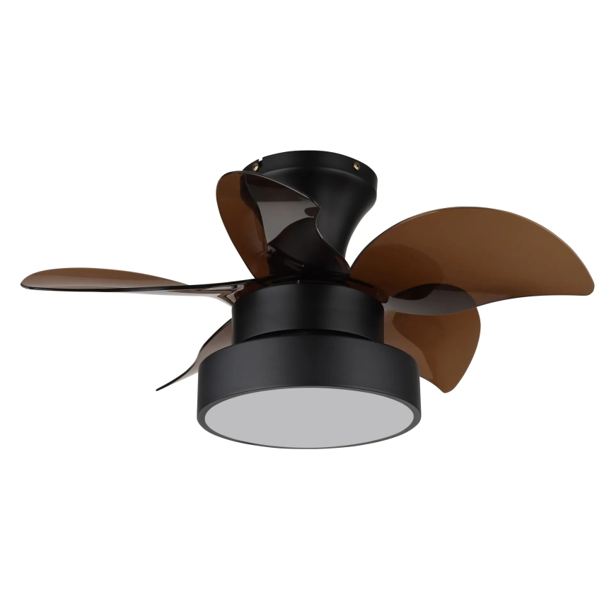 Globo - Ventilador de tecto LED dimerizável LED/22W/230V 3000/4500/6000K castanho + controlo remoto