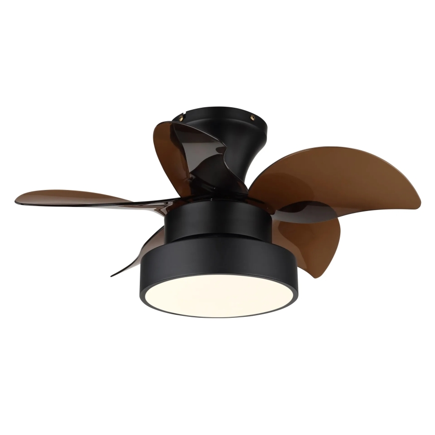 Globo - Ventilador de tecto LED dimerizável LED/22W/230V 3000/4500/6000K castanho + controlo remoto