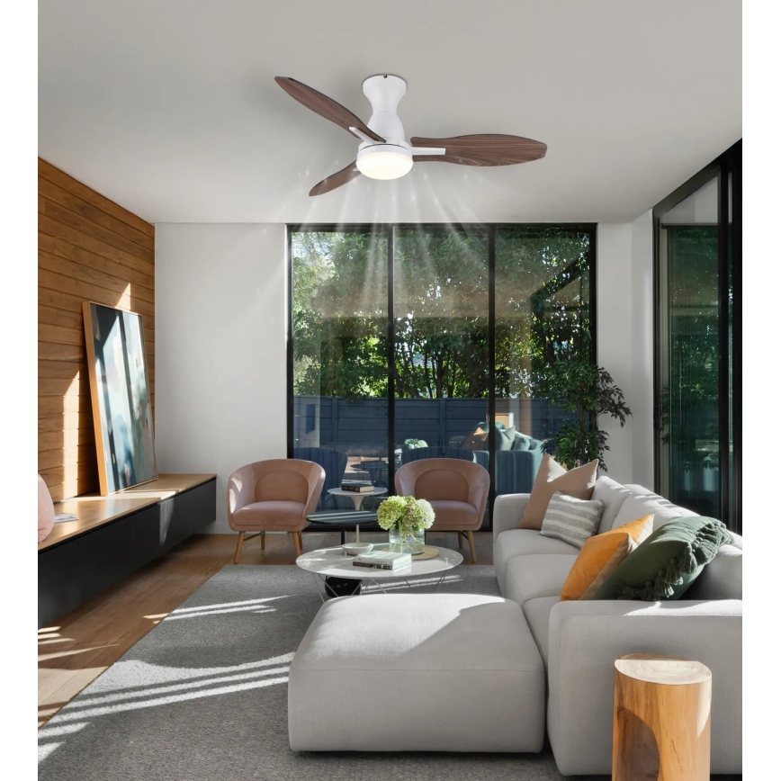 Globo - Ventilador de teto LED regulável LED/22W/230V 3000/4500/6000K + controlo remoto