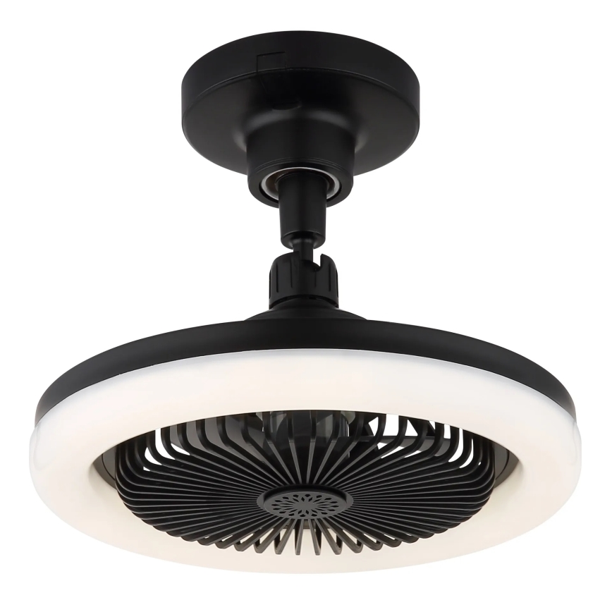 Globo - Ventilador de tecto LED dimerizável LED/20W/230V 3000-6500K preto + comando remoto