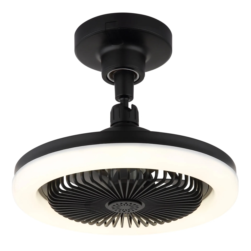 Globo - Ventilador de tecto LED dimerizável LED/20W/230V 3000-6500K preto + comando remoto