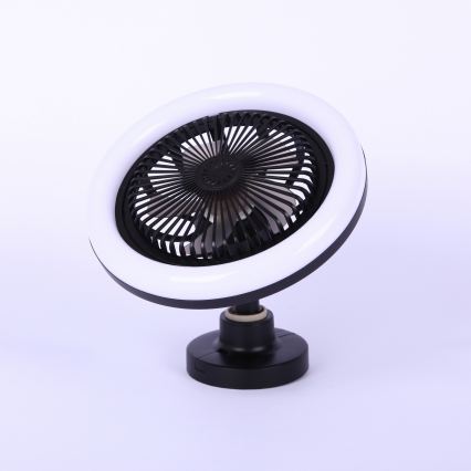Globo - Ventilador de tecto LED dimerizável LED/20W/230V 3000-6500K preto + comando remoto