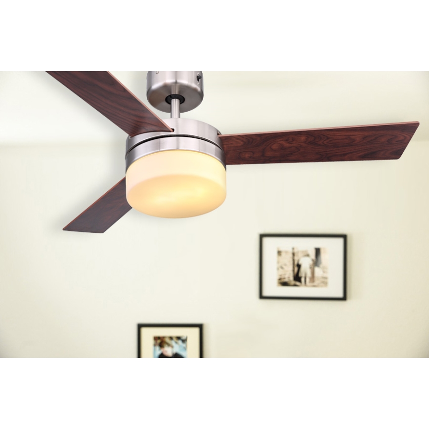 Globo - Ventilador de teto 2xE14/40W/230V com controlo remoto
