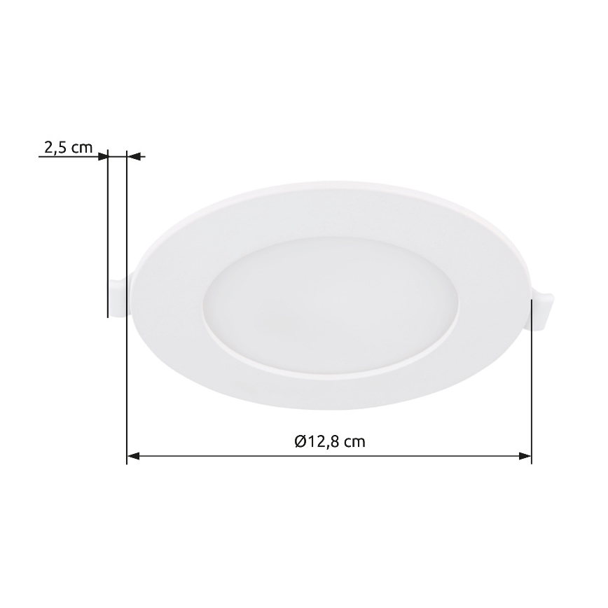 Globo - Foco de encastrar LED LED/6W/230V 4000K diâmetro 12,8 cm