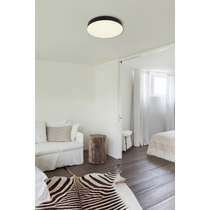 Globo - Iluminação de teto LED LED/24W/230V 3000K/4000K/6500K diâmetro 30 cm preto