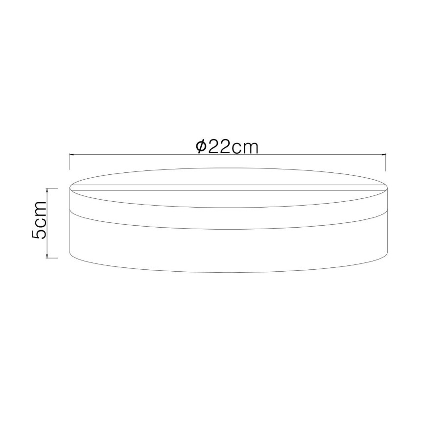 Globo - Iluminação de teto LED LED/12W/230V 4000K diâmetro 22 cm branco