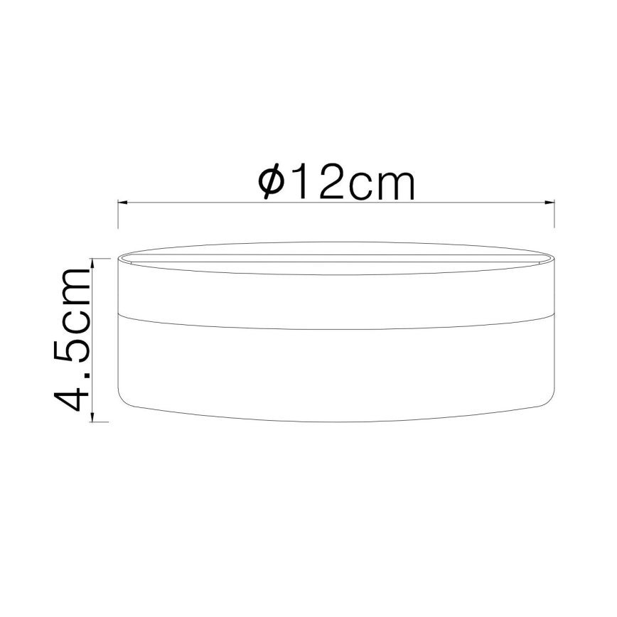 Globo - Iluminação de teto LED LED/8W/230V 4000K diâmetro 12 cm branco