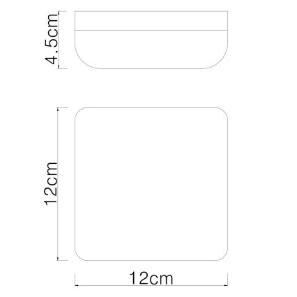 Globo - Iluminação de teto LED LED/8W/230V 4000K 12x12 cm branco