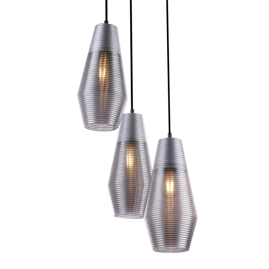 Globo - Candelabro suspenso 3xE27/60W/230V