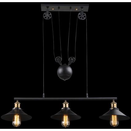 Globo - Candelabro suspenso 3xE27/60W/230V