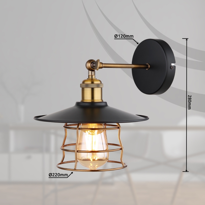 Globo - Candeeiro de parede 1xE27/60W/230V