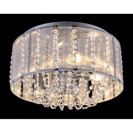 Globo - Iluminação de teto de cristal 4xE14/40W/230V