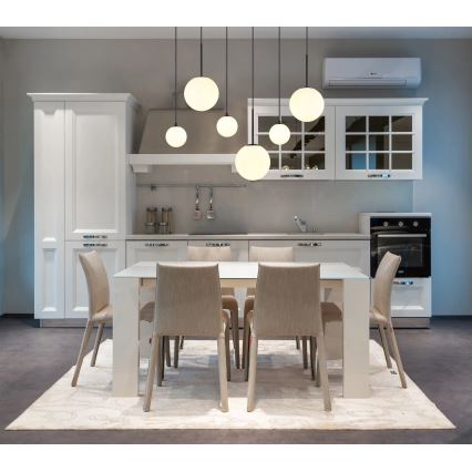 Globo - Candeeiro suspenso 3xE27/9W/230V + 3xG9/5W