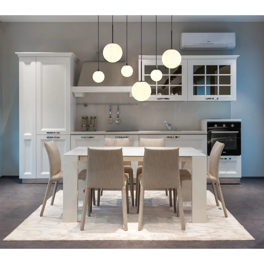 Globo - Candeeiro suspenso 3xE27/9W/230V + 3xG9/5W