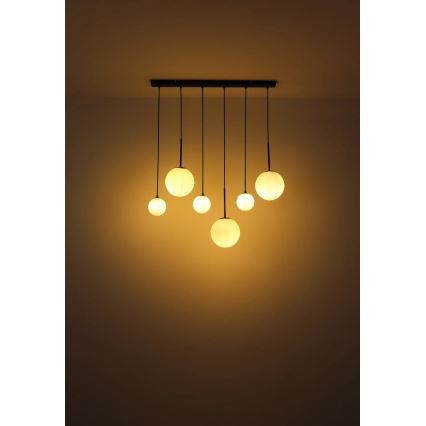 Globo - Candeeiro suspenso 3xE27/9W/230V + 3xG9/5W