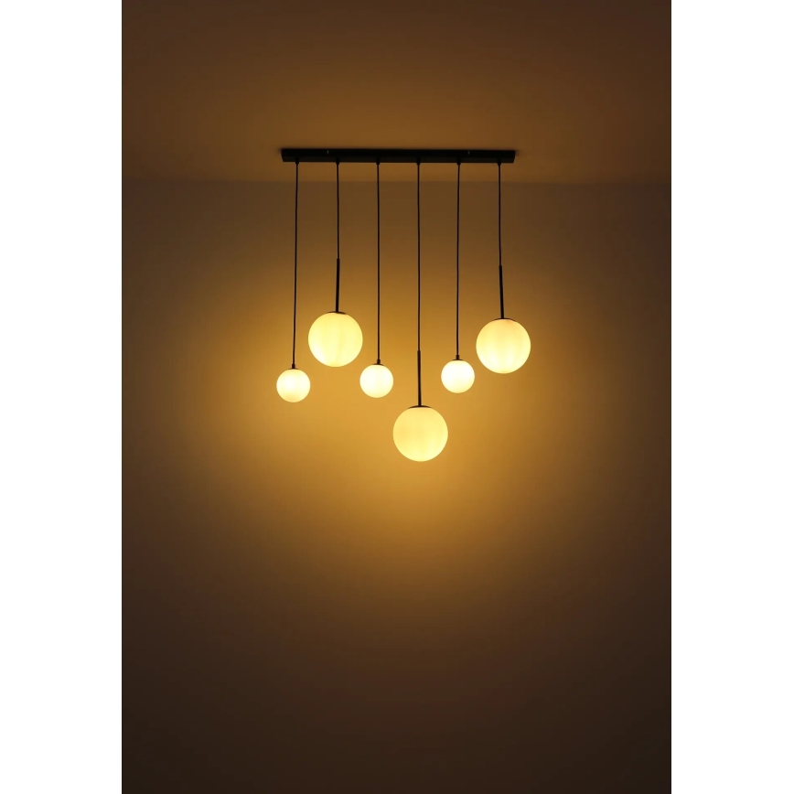 Globo - Candeeiro suspenso 3xE27/9W/230V + 3xG9/5W