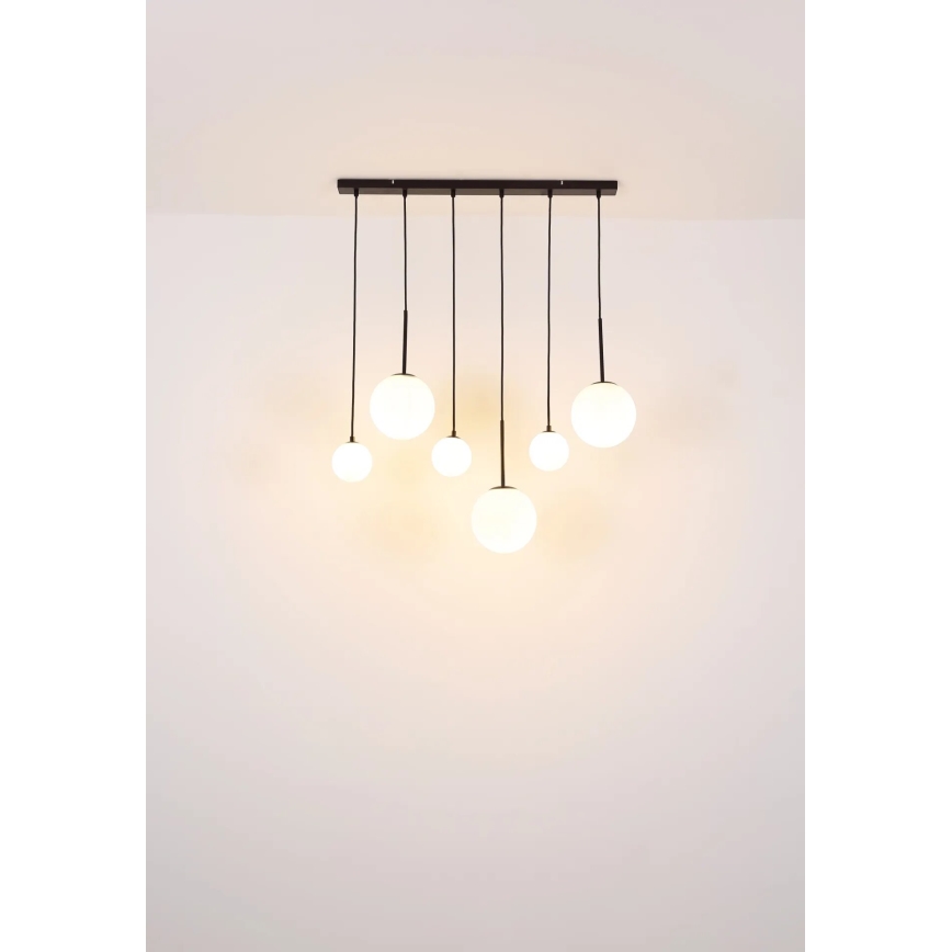 Globo - Candeeiro suspenso 3xE27/9W/230V + 3xG9/5W