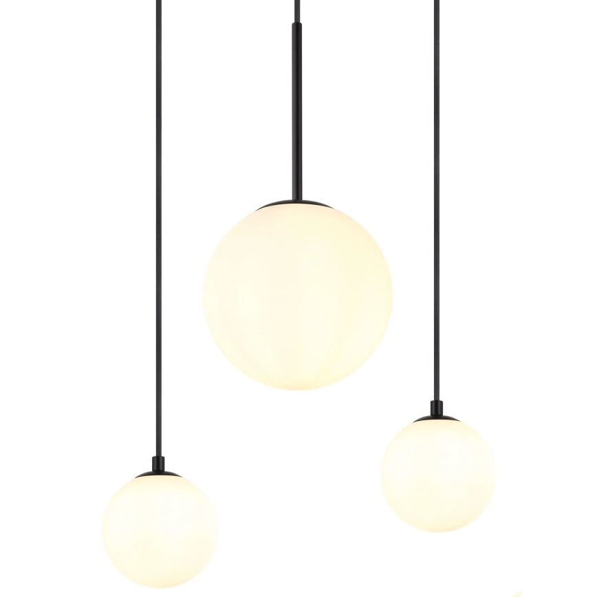 Globo - Candeeiro suspenso 3xE27/9W/230V + 3xG9/5W