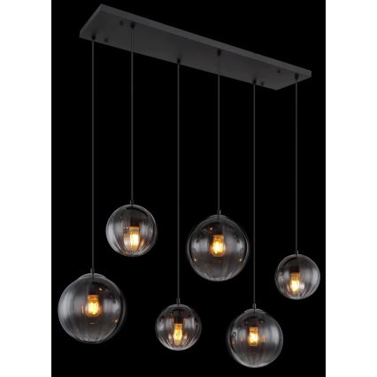 Globo - Candeeiro suspenso 6xE27/60W/230V