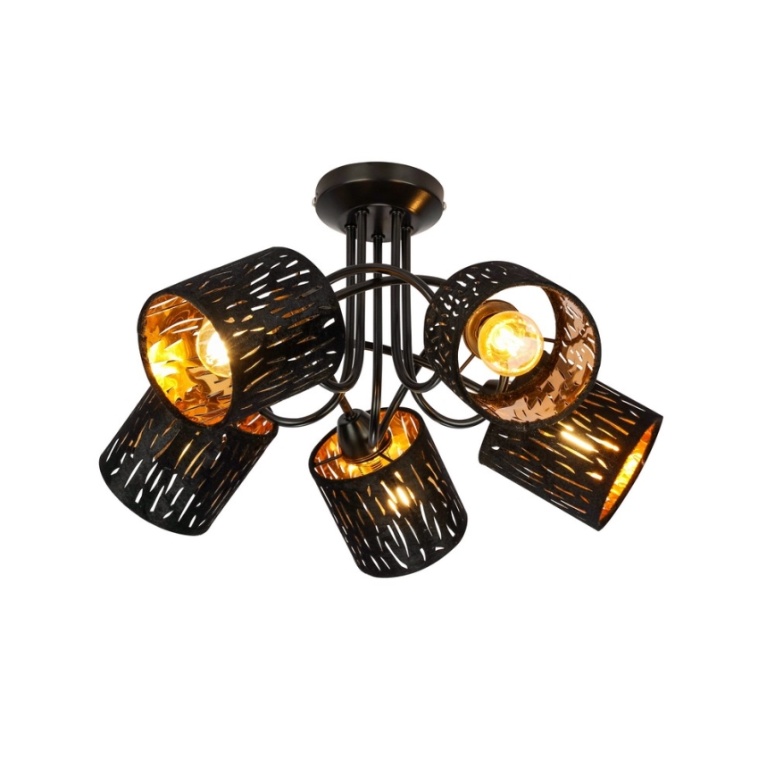 GLOBO 15264-5D - Candelabro integrado TUXON 5xE14/25W/230V