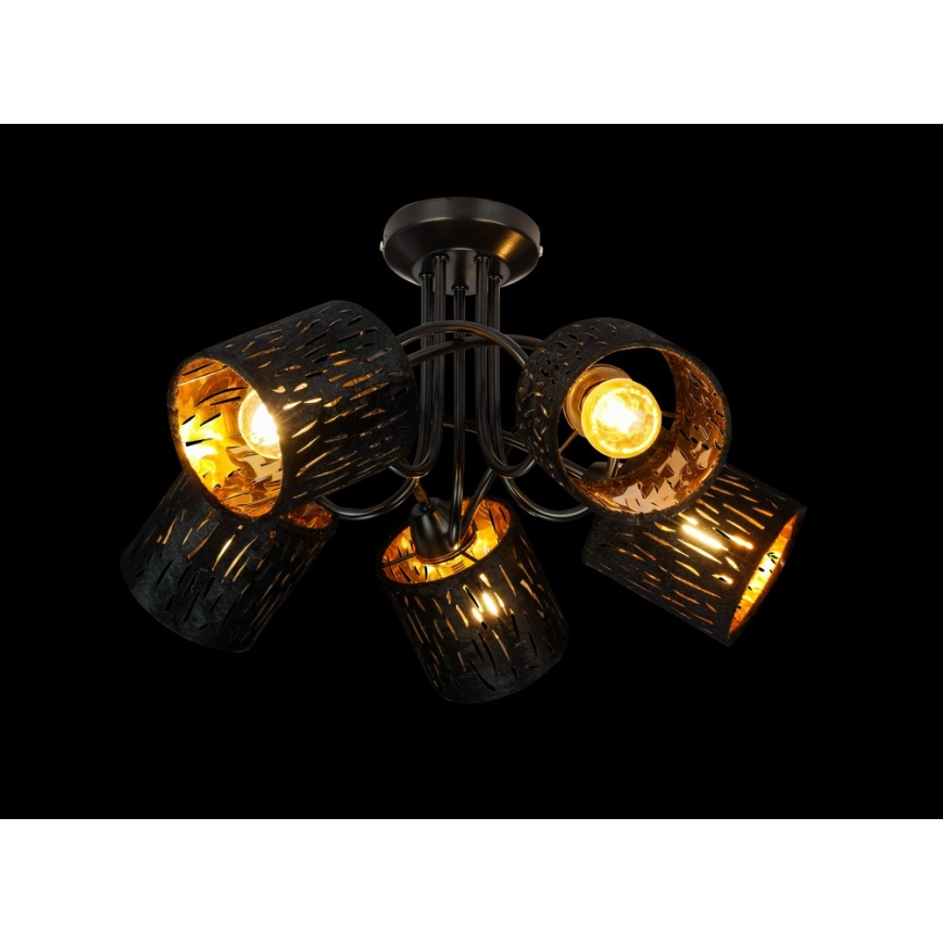 GLOBO 15264-5D - Candelabro integrado TUXON 5xE14/25W/230V