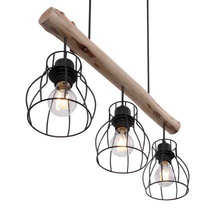 Globo - Candelabro num fio 3xE27/40W/230V