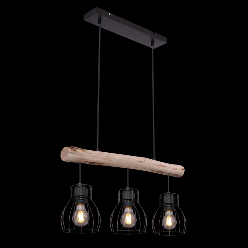 Globo - Candelabro num fio 3xE27/40W/230V