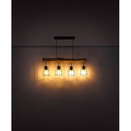 Globo - Candelabro suspenso 4xE27/40W/230V