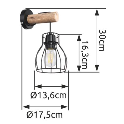 Globo - Luz de parede 1xE27/40W/230V