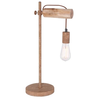 Globo - Candeeiro de mesa 1xE27/40W/230V álamo