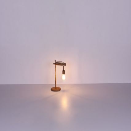 Globo - Candeeiro de mesa 1xE27/40W/230V álamo