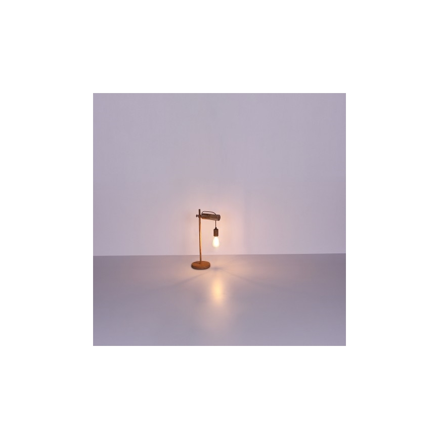 Globo - Candeeiro de mesa 1xE27/40W/230V álamo
