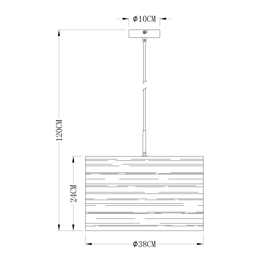 Globo - Candelabro num fio 1xE27/40W/230V