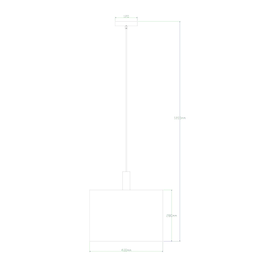 Globo - Candelabro suspenso 1xE27/40W/230V