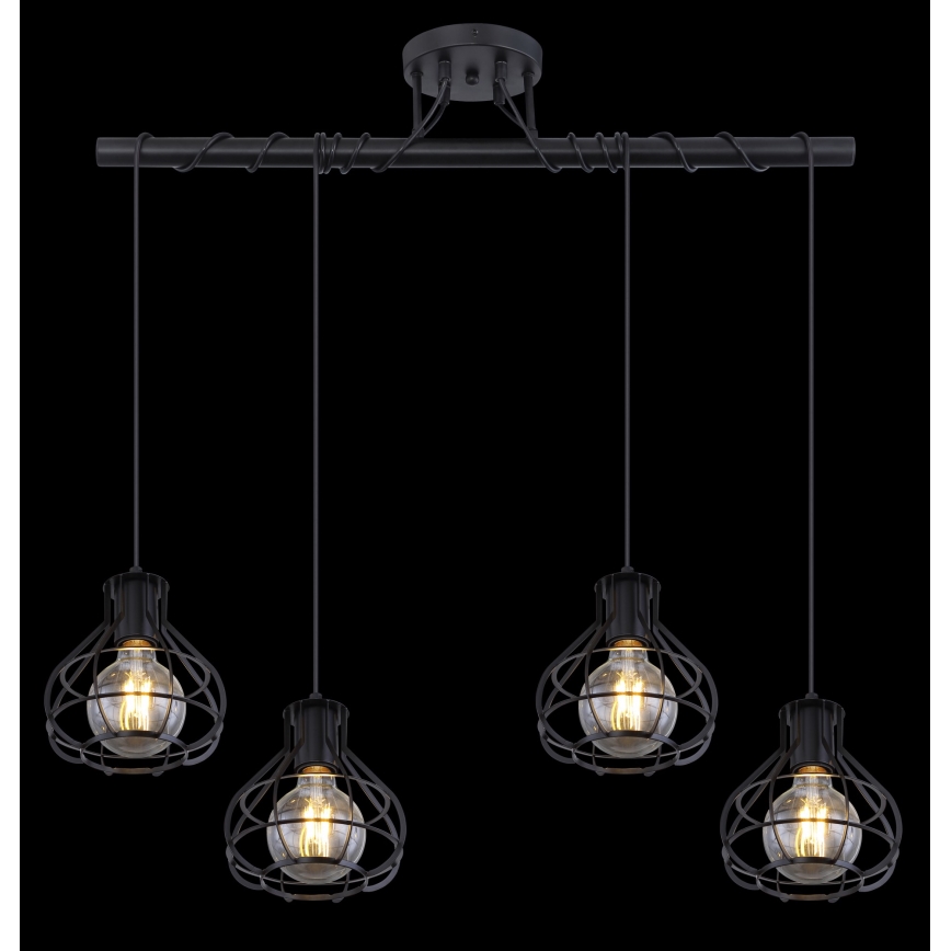 Globo - Candelabro suspenso 4xE27/60W/230V