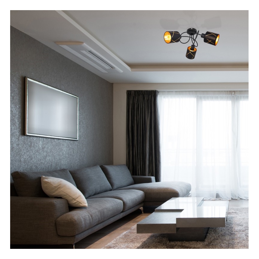 Globo - Candelabro montado à superfície 3xE14/25W/230V