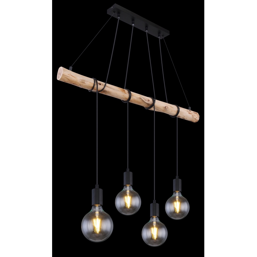 Globo - Candelabro suspenso 4xE27/60W/230V